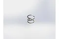A small silver-coloured metal coil spring for an ARRMA RC servo saver, shown against a plain white background.