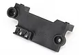 A black plastic steering servo mount for the Traxxas Unlimited Desert Racer (UDR) shown against a plain white background.