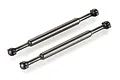 Two Tamiya metal 73mm RC drive shafts with ball joints at each end, shown against a white background.