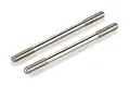 Two Tamiya 3x45mm metal threaded shafts shown side-by-side on a white background.