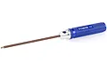 HSP 3.0mm ball hex driver with a blue knurled aluminium handle and a brown steel tip against a white background.