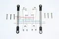 GPM UDR Silver Aluminium Rear Left & Right Sway Bar Arm Set w/ Stainless Steel Turnbuckles UDR312RS-S
