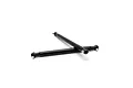 Two black RC car rear drive shafts with ball joints at each end, isolated on a white background.