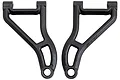 A pair of black RPM front upper suspension arms for a Traxxas UDR RC vehicle, shown against a white background.