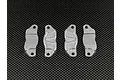 GPM Black Aluminium 5IVE-T Brake Pads 2Pcs LO5T041-BK