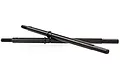 Two black metal RC rear drive shafts for HSP models, shown against a white background.