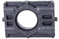 A black plastic centre differential mount for a Rovan Baja RC car, shown against a white background.