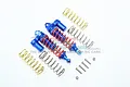 GPM Blue Aluminium Front Piggyback Shocks 2Pcs w/ Optional Spring Rates RUS4087F/L-B-OR