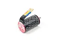 ARRMA BLX 3660 3200kv brushless motor with black and red casing and three bullet connectors.