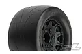 Pro-Line 2.8" Prime Street Tyres on Black Raid Rims - Glued Wheels 2Pcs 10116-10