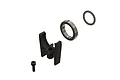 ARRMA Centre Driveshaft Bearing Support Set including a black plastic mount, metal ball bearing, O-ring, and a hex screw.
