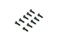 Ten black ARRMA 3x10mm cap head screws arranged in a grid pattern against a white background.