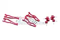 GPM Red Aluminium ARRMA Kraton Front Steering Hubs & Upper & Lower Suspension Arms Kit MAK545521-R