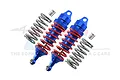 GPM Blue Aluminium Front/Rear Adjustable Shocks 2Pcs ER2085F/R-B-R