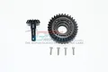 GPM UDR Hardened Steel Straight Cut Front Differential Gear Set UDR1200SF-BK