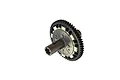 ARRMA steel 57T slipper spur gear assembly for RC vehicles shown against a plain white background.
