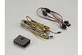 Killerbody LED light unit set for RC cars, including a black control box and multiple LED lights with wiring harnesses.