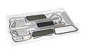 A Traxxas decal sheet for the 1979 Chevrolet Blazer RC body, featuring window trims, Chevrolet logos, and various vehicle detail stickers on a white backing.
