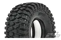 A single Pro-Line Hyrax 2.2/3.2 inch all-terrain RC tyre showing aggressive tread pattern and sidewall branding against a white background.