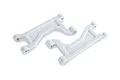 Two white Traxxas Maxx 4S upper suspension arms shown from an overhead angle against a white background.