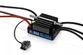 Hobbywing Seaking V3.1 60A waterproof brushless ESC with integrated cooling fins and power switch on a white background.