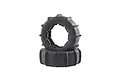 Two black Losi Scoops paddle tyres for RC buggies stacked on a white background.