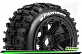 Louise 4.7/5.5" Baja 5B Rear B-Pioneer Tyres on Black Spoke Rims - Beadlocked Wheels 2Pcs L-T3243B