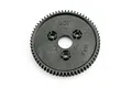 A black Traxxas 65T 0.8 module spur gear for RC vehicles, shown against a white background.