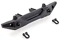 A black plastic RC rear bumper for HSP models, featuring two mounting arms and two separate shackle attachments.