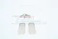 GPM Black Stainless Steel TRX-4 Defender Bonnet Fender Vent Set TRX4ZSP11A-OC
