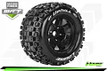 A single Louise 3.8 inch ST-Uphill MFT RC tyre mounted on a black rim, featuring aggressive tread and white branding.