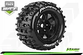 A single Louise 3.8 inch ST-Pioneer MFT RC monster truck wheel with a black rim and aggressive tread pattern, shown against a white background.
