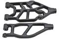 RPM black front right upper and lower suspension arms for Kraton 8S RC vehicle.