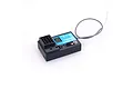 Rovan 3860A 2.4GHz 3-channel RC receiver unit with a black plastic casing and an external antenna wire.