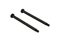Two black metal hinge pins for ARRMA 1/5 8S RC vehicles, shown against a white background.