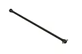 A single black metal CVD drive shaft for an ARRMA 1/5 scale RC vehicle, shown against a plain white background.