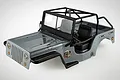 HSP Jeep CJ Grey Painted Body Shell w/ Roll Cage P86220-2