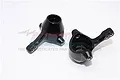 GPM Black Aluminium TT-02B Front Steering Hubs 2Pcs TT2B021-BK