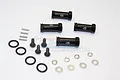 GPM Black Aluminium Traxxas Slash 4x4 12mm Hex Adaptors w/ +25mm Off-Set 4Pcs SLA010/+25MM-BK