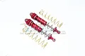 GPM Red Aluminium ARRMA Kraton Complete 187mm Adjustable Shocks Set MAKX187R-R-S