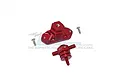 GPM Red Aluminium Spare Tyre Support Mount & Tyre Lock 2Pcs ZSP060-R