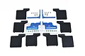 GPM Blue Aluminium Mud Flap Set TRX4ZSP72-B
