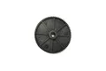 A black plastic 81T spur gear for RC cars, featuring a central hole and radial support ribs, viewed from the front against a white background.