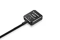Hobbywing OTA Wireless Bluetooth ESC Programmer module with attached black cable against a white background.