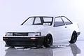 Pandora RC 1/10 Toyota AE86 Corolla Levin 2 Door Unpainted Body Shell PAB-3168
