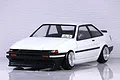 Pandora RC 1/10 Toyota AE86 Sprinter Trueno 2 Door Unpainted Body Shell PAB-3176