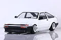 Pandora RC 1/10 Toyota AE86 Sprinter Trueno 3 Door Unpainted Body Shell PAB-3178