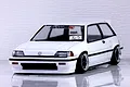 Pandora RC 1/10 Honda Civic Si (Wonder Civic) Unpainted Body Shell PAB-3179