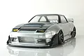 Pandora RC 1/10 Nissan 180SX Fujin (Wind God)/Origin Labo Unpainted Body Shell PAB-3194