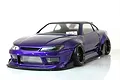 Pandora RC 1/10 Nissan Silvia S15 Raijin (Thunder God)/Origin Labo Unpainted Body Shell PAB-3195
